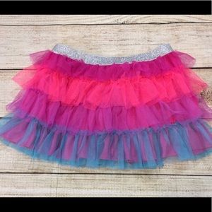 Colorful pink kid skirt
